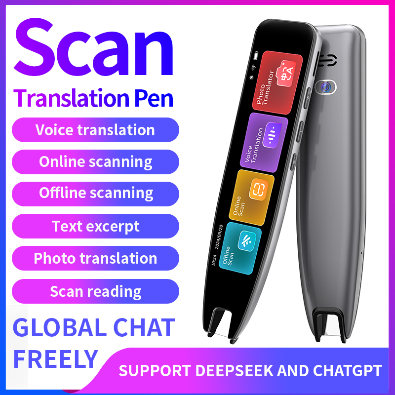 Portable Translator Device - ปากกาแปลภาษา, อุปกรณ์ช่วยผู้มีภาวะอ่านออกเสียงไม่ได้, เครื่องแปลภาษา, ปากกาอ่านข้อความเป็นเสียงพูด, รองรับ 142