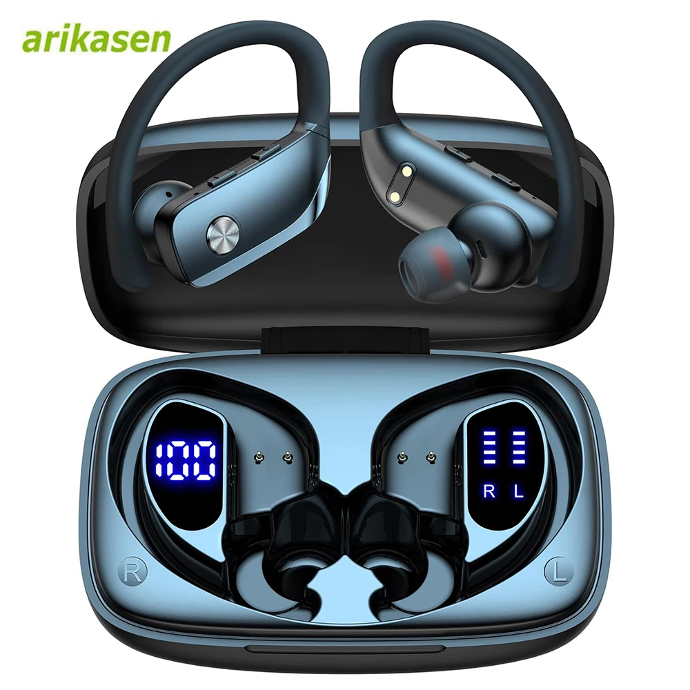 Earbuds Anc Wireless - หูฟังไร้สายหูฟังบลูทูธ 48hrs Play Back หูฟังกีฬาพร้อมจอแสดงผล LED