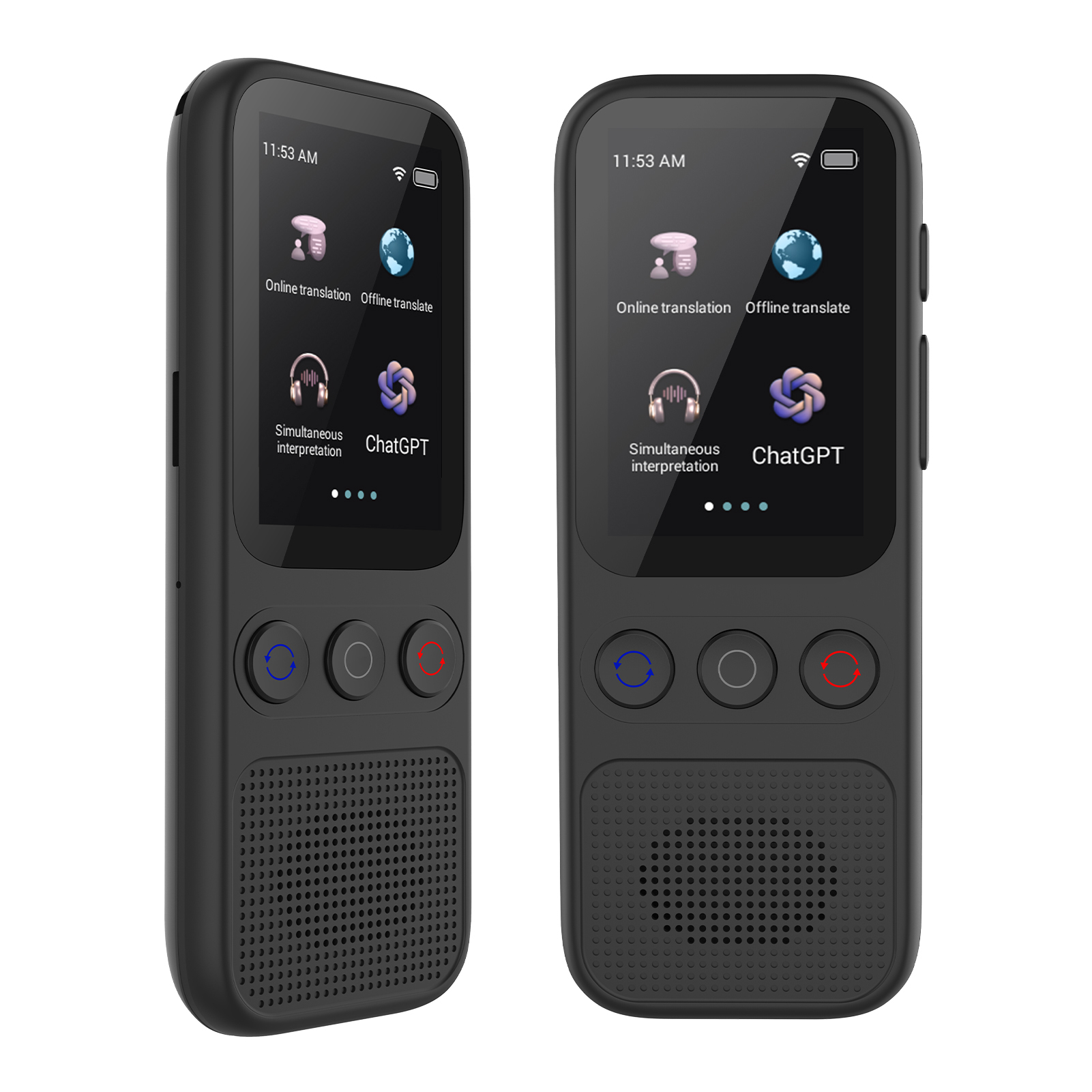 Portable Translator Device - อุปกรณ์แปลภาษา AI S80 พร้อมการแปลด้วยเสียง 138 ภาษา