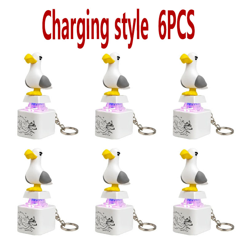 Electronics New Gadgets - พวงกุญแจรูปนกนางนวลเรืองแสง มีเสียง บรรเทาความเครียด ของเล่นเสริมสร้างความคิดสร้างสรรค์ พกพาสะดวก สำหรับผู้ใหญ่