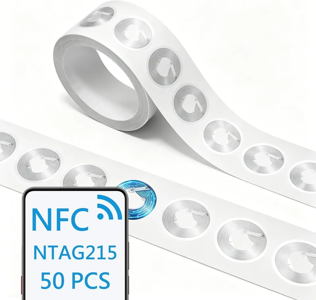 Nfc Tag Programmable - สติกเกอร์ NFC NTAG215 ความถี่ 13.56MHz มาตรฐาน