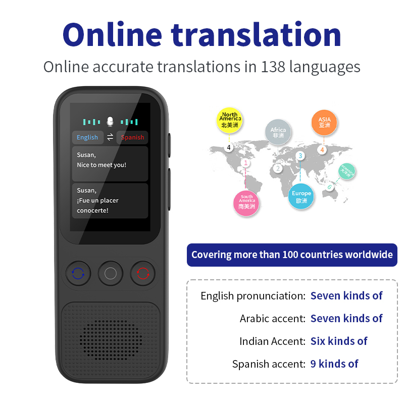 อุปกรณ์แปลภาษาการแปลภาพด้วยเสี - Portable Translator Device บทวิจารณ์และราคา