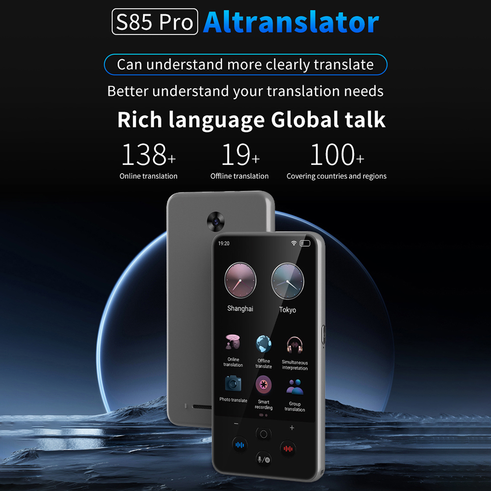 S85 pro Language Translator อุ - Portable Translator Device บทวิจารณ์และราคา