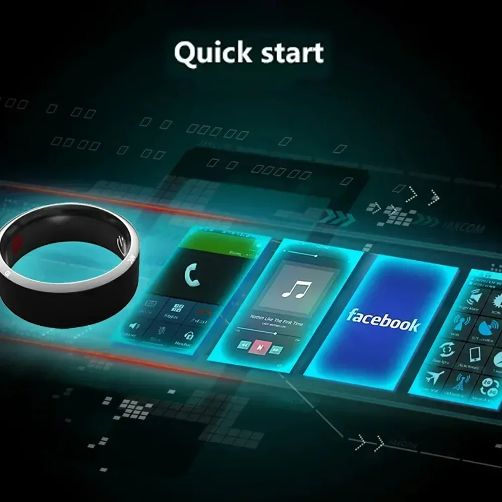 แฟชั่นแหวนอัจฉริยะควบคุม NFC แ - Nfc Tag Programmable บทวิจารณ์และราคา
