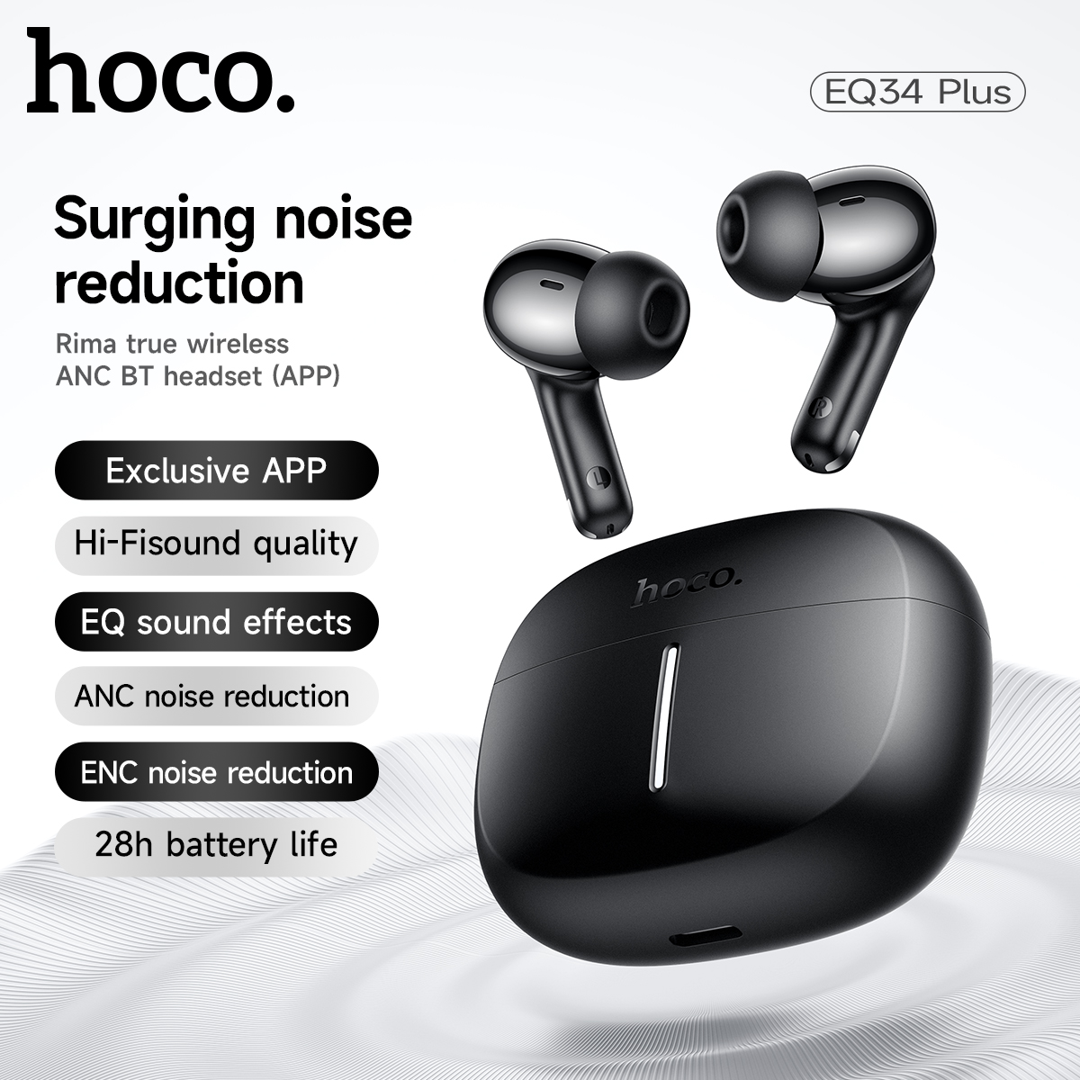 หูฟังไร้สาย HOCO ANC ตัดเสียงร - Earbuds Anc Wireless บทวิจารณ์และราคา