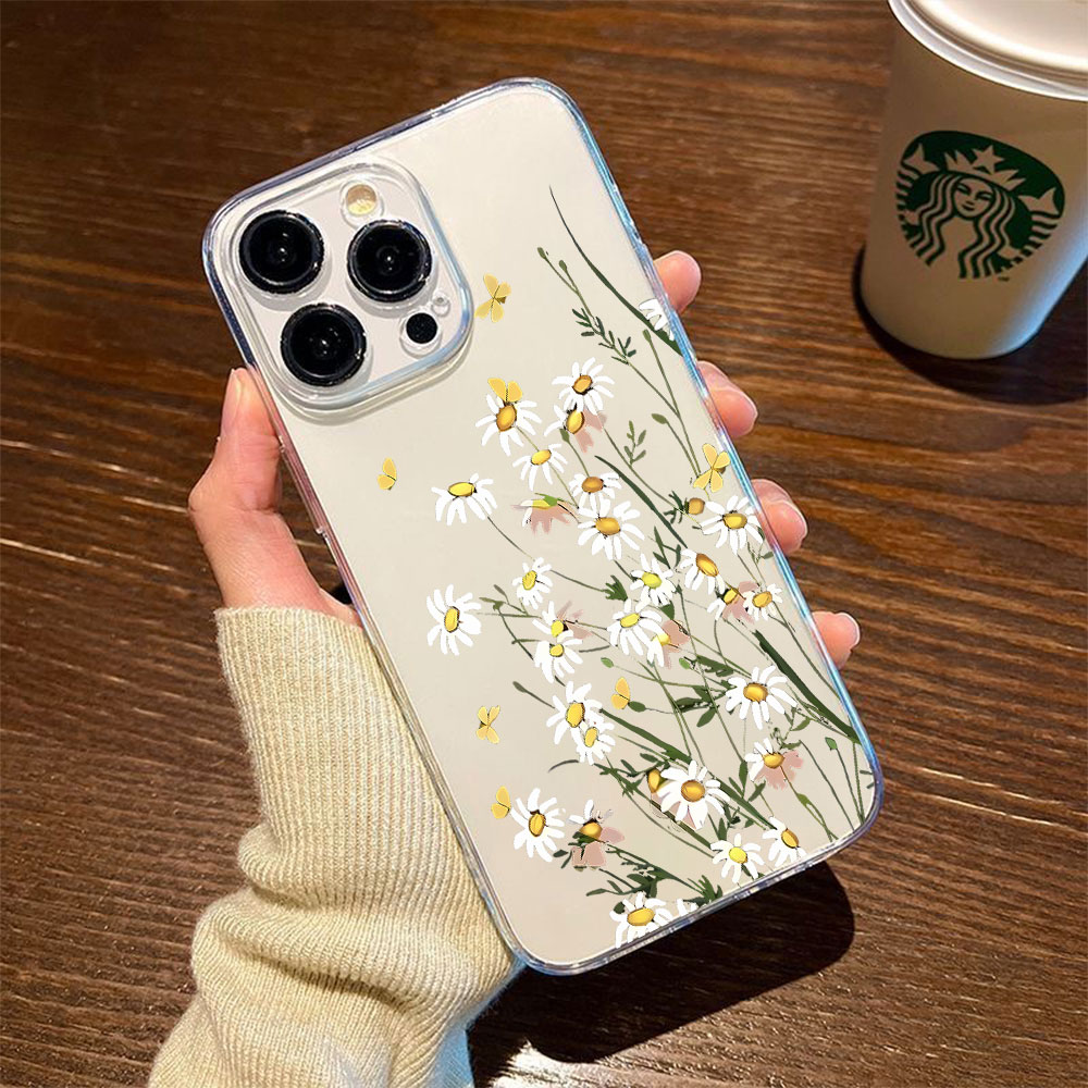 เคสโทรศัพท์ลายดอกเดซี่ใหม่ สำห - Apple Iphone 15 Pro Max บทวิจารณ์และราคา