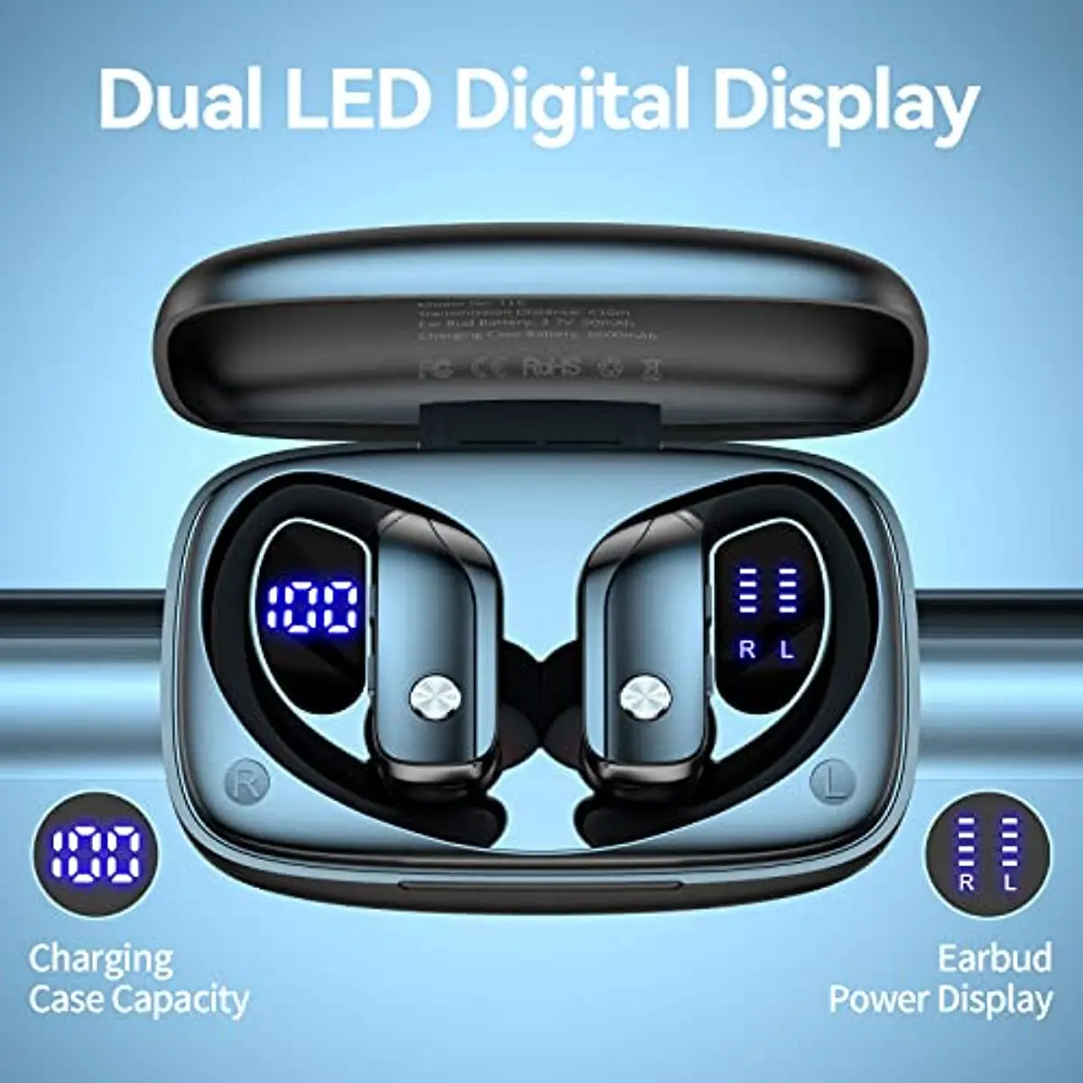 หูฟังไร้สายหูฟังบลูทูธ 48hrs P - Earbuds Anc Wireless บทวิจารณ์และราคา