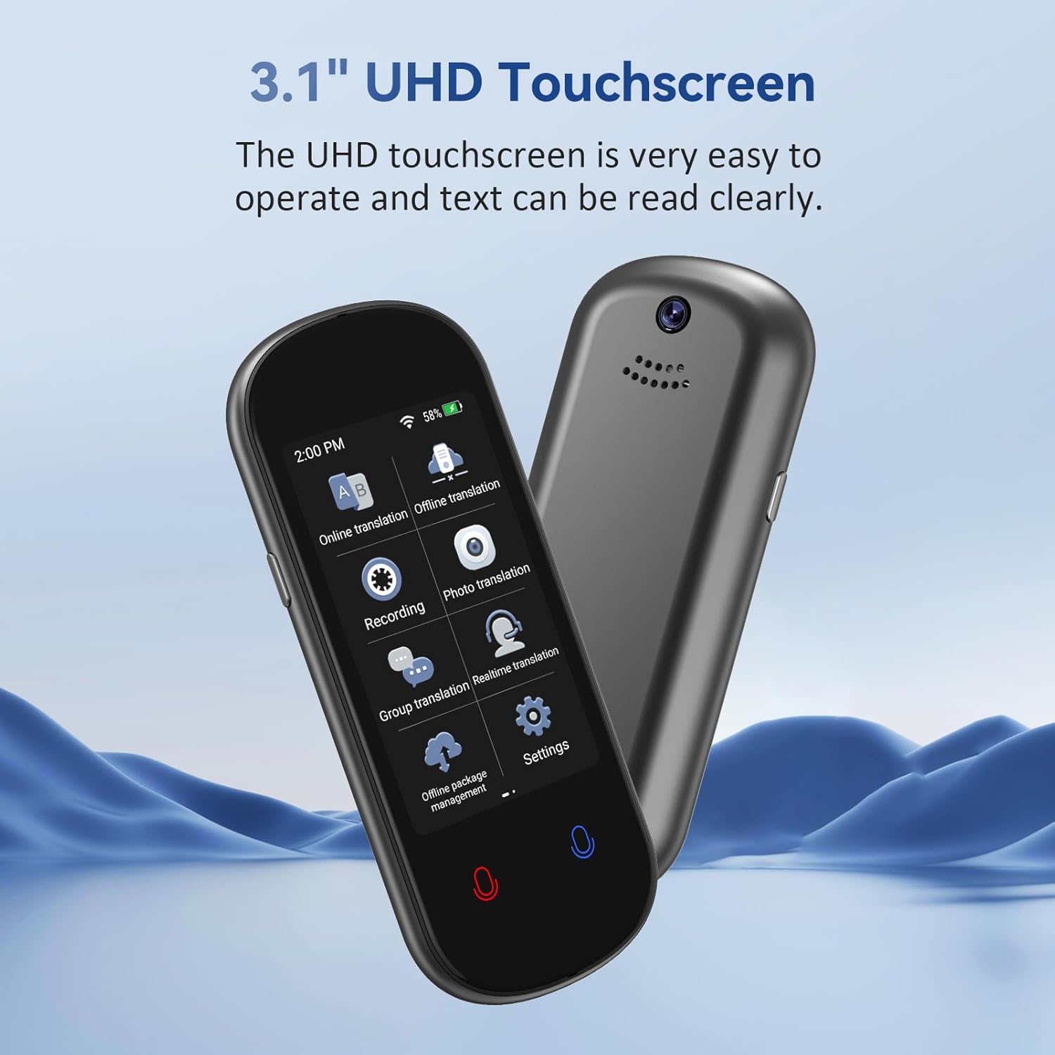 เครื่องแปลภาษา AI แบบทันที Z2  - Portable Translator Device บทวิจารณ์และราคา