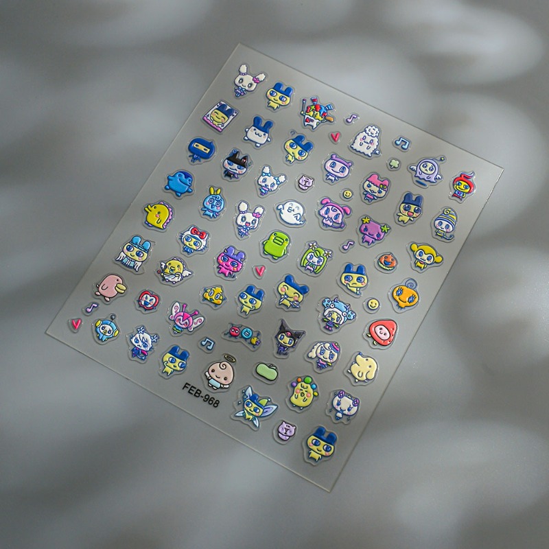 สติกเกอร์ติดเล็บ 3 มิติ ลายการ - Electronics In Japan บทวิจารณ์และราคา